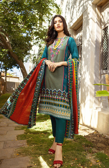 Anum ANL3 22 03C Printed Lawn Vol 3 2022 Online Shopping